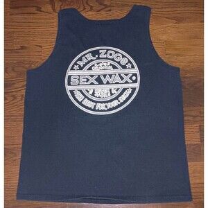 Mr. Zogs Sex Wax Tank Top Mens Medium Surf Wax Surfing 100% Cotton
